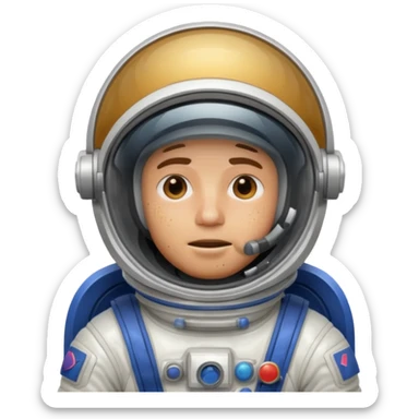 astronaute homme en sueur sticker
