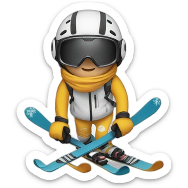 Ski sticker