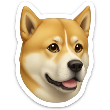 Doge and fac sticker