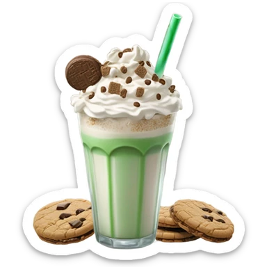 the girl scout milkshake sticker