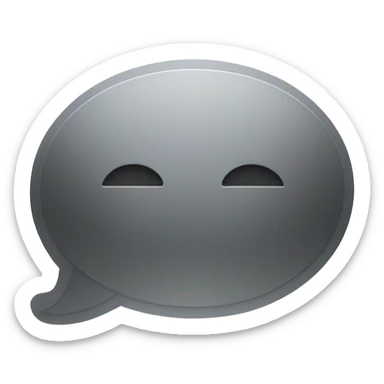 Generate me a unique, original, elegant, modern emoji image that indicates that an option is not available at the moment (for example an online chat). sticker
