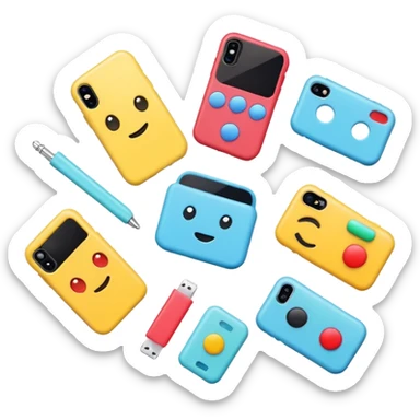 emoji for phone accessories page sticker