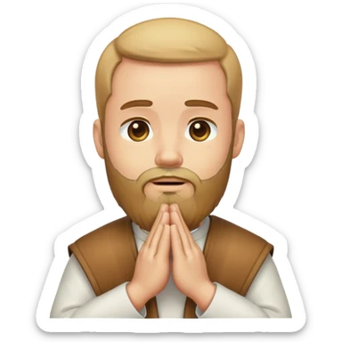 Hazme un Emoji de Elon Musk rezando sticker