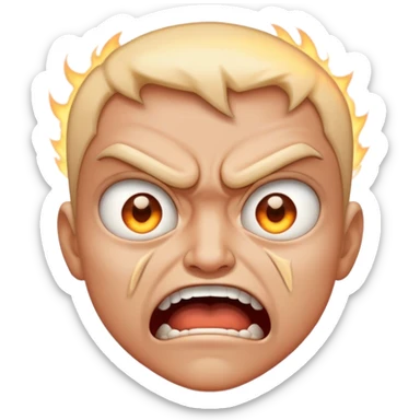 Mind blown rage  sticker