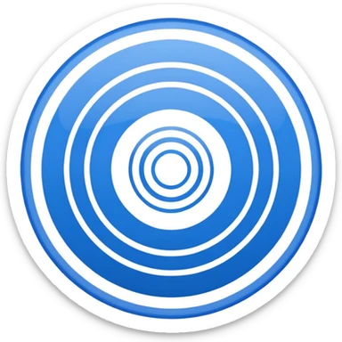 diagram of circle expanding outward sticker