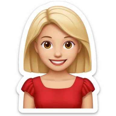 Holiday Photoshoots red style sticker