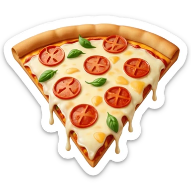 Pizza carre no meat sticker