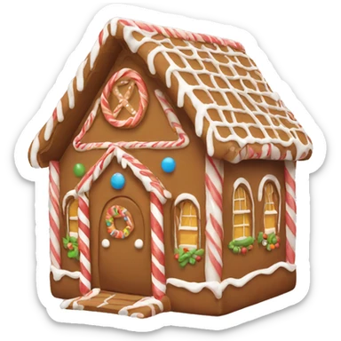 gingerbread house sticker