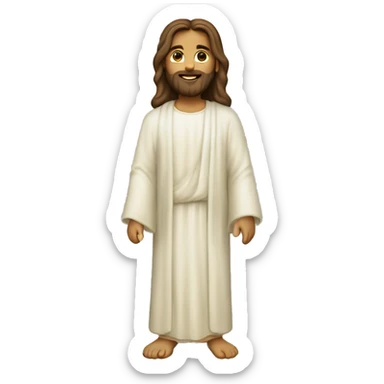 jesus com olhar cativante e amoroso sticker