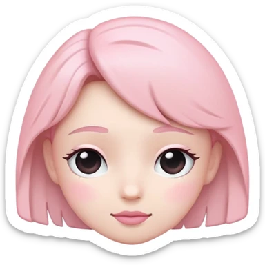 Signe ok en rose pale  sticker