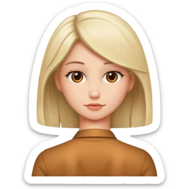 Woman booty cheeks from behind, naked sticker