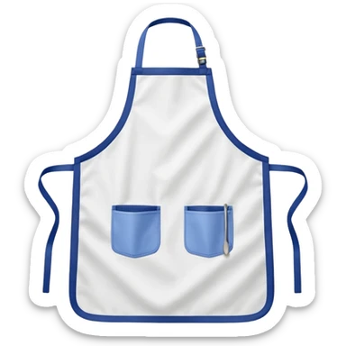 a cooking apron emoji sticker