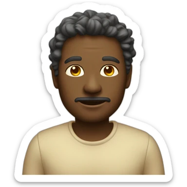 Homme qui étale de la crème solaire sticker