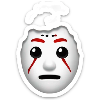 Jason Friday the 13th sticker