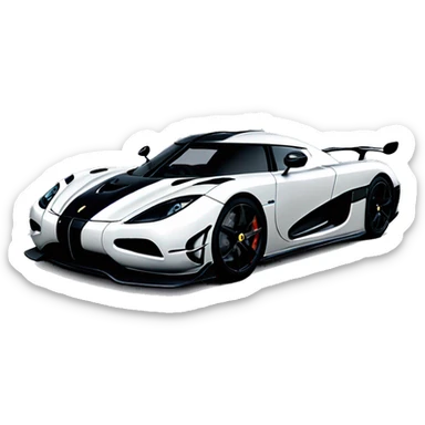 Koeniggsegg agera rs sticker