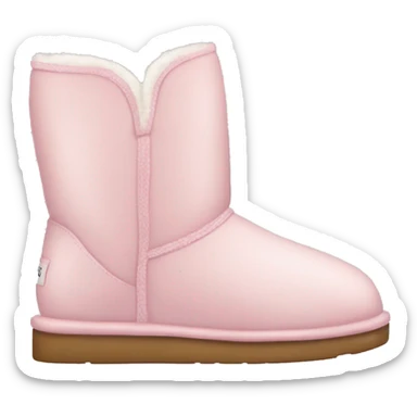 light pink uggs sticker