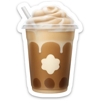 iced latte sticker