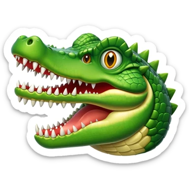 crocodile sticker