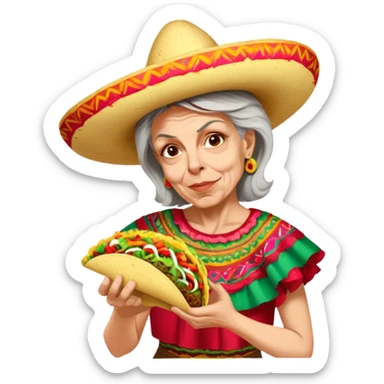 Taco Aficionado sticker