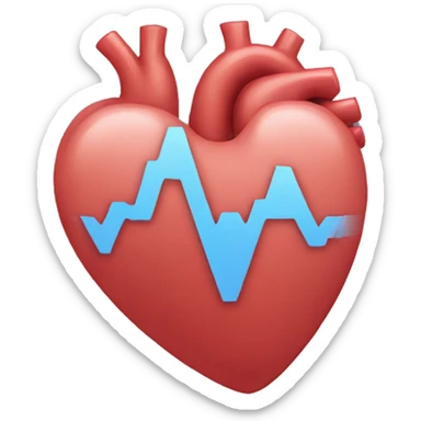 Cardiac ultrasound emoji sticker