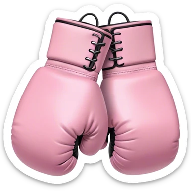 pastel boxing gloves sticker
