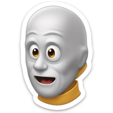 Fantôme qui tire la langue sticker