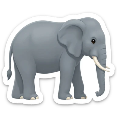 elephant army sticker
