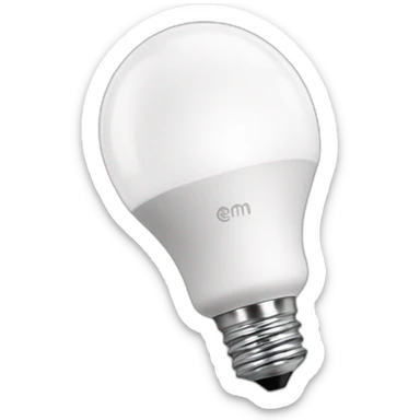 The bulb with integrated wifi camera that protects you 24/7! sticker