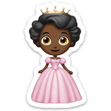 abraham lincoln with a pink princess dress on sticker