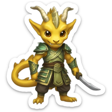 Master yi Zéphyr dragon sticker
