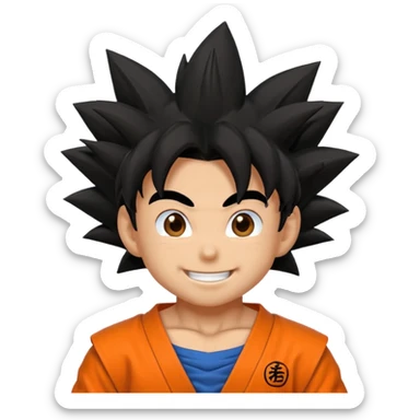 Goku imoji sticker
