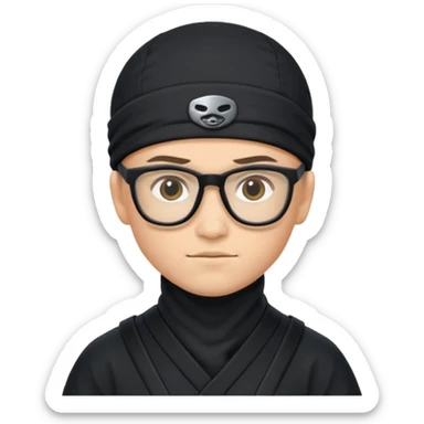 ninja nerd sticker