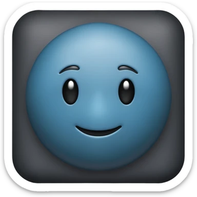 An emoji symbolizing a prostate sticker