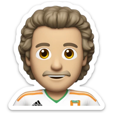 Franz Beckenbauer in his jersey 1974 sticker