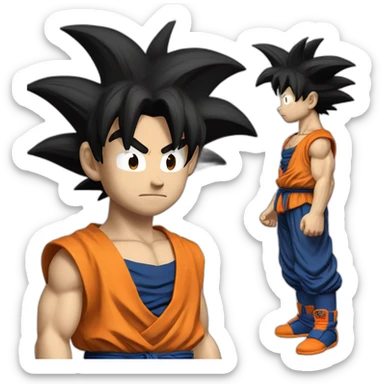 goku en valencia sticker