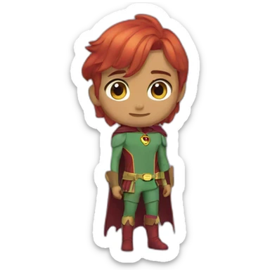 robin x starfire sticker
