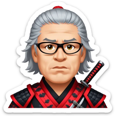 Daring Samurai sticker