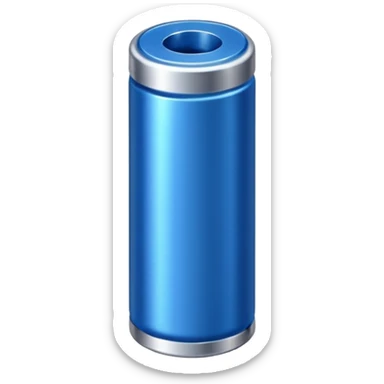 a single blue shotgun shell sticker