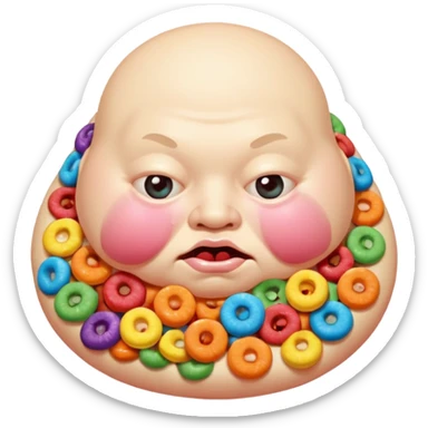 Fat slob dying from Diabetes with candy swelling from every orifice. sticker