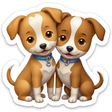 Dogs mating sticker