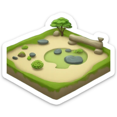 zen garden sticker