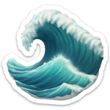Giant Ocean Wave  sticker