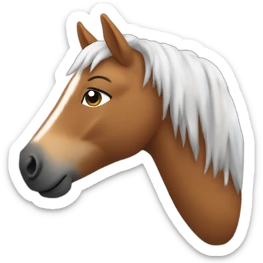stuffed animal horse sticker