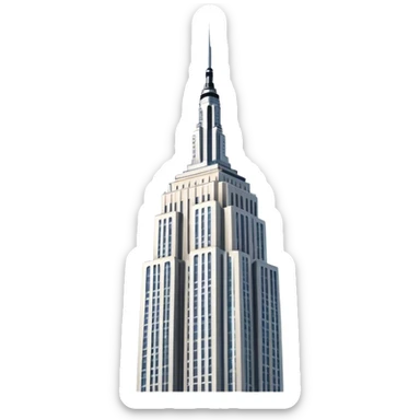 The empire state building sticker