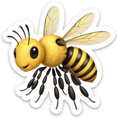 bee flying sticker