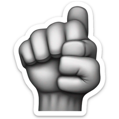 Dap up emoji sticker