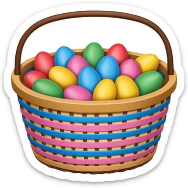 mi occorre l'emoji del tipico panaro della tombola napoletana sticker