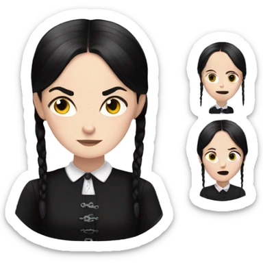 Wednesday Addams sticker