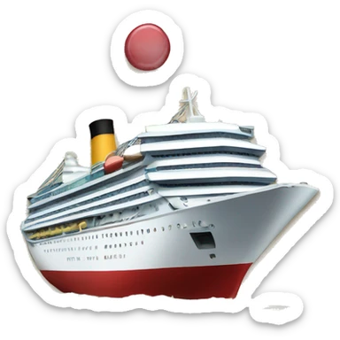 Board card cruiseship sticker