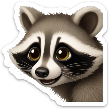 baby Raccoon sticker